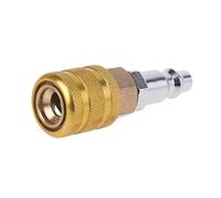 Kodbww Standard Portable Air Chucks Air Inflation Nozzle Inflation Devices & Accessories Fitting for Air Inflators Stainless Stainless Steel + Brass