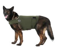 Kodervo Dog Anxiety Jacket, Skin-Friendly Dog Calming Shirt - Dog Coat for Thunder, Fireworks, Vet Visits and Separation - Keep Pet Calm Without Medicine & Training, Army Green, Medium