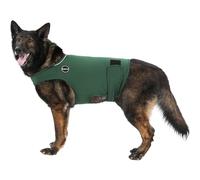 Kodervo Dog Anxiety Jacket, Skin-Friendly Dog Calming Shirt - Dog Coat for Thunder, Fireworks, Vet Visits and Separation - Keep Pet Calm Without Medicine & Training, Dark Green, X-Large