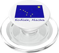 Kodiak, Alaska USA Flag Souvenir PopSockets PopGrip for MagSafe