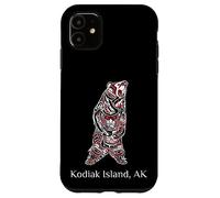 Kodiak Island AK Bear Native American Art Case for iPhone 11
