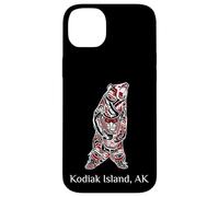 Kodiak Island AK Bear Native American Art Case for iPhone 14 Plus