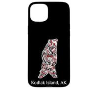 Kodiak Island AK Bear Native American Art Case for iPhone 15 Plus