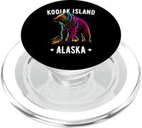Kodiak Island Alaska USA Grizzly Bear Design PopSockets PopGrip for MagSafe
