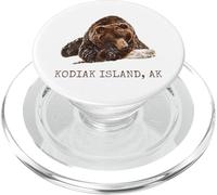 Kodiak Island Brown Grizzly Bear In Snow Alaska Pacific NW PopSockets PopGrip for MagSafe