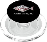 Kodiak Island Halibut Fisherman Alaska Native American Style PopSockets PopGrip for MagSafe