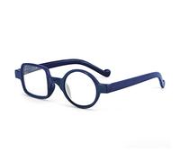 Kodilin Round Square Reading Glasses Men Women Anti Blue Light Computer Gaming Spring Hinge Reading Glasses Turtle Red Black