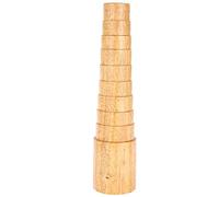Kodrily Bracelet Mandrel, Wooden Bracelet Mandrel for Jewelry Making, Step Adjust Bracelet Sizer Wire Wrapping Bracelet Sizer Measuring Tool for Jewellery Making and Repairing