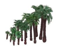Kodxylytix 15pcs Mix Size Layout Model Train Palm Trees Scale HO O N Z Layout Scenery