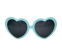Kodxylytix Effect Glasses Light at Night Beautiful Love Heart Shaped Sun Glasses Blue 14x6x13 cm