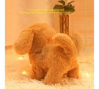 Kodxylytix Electronic Plush Dog Interactive Barking Tail Wag for Children Gift Labrador 18x15x13 cm