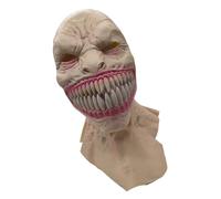 Kodxylytix Face Cover Creepy Gagtooth Clown Halloween Costumes Scary Follower Realistic Facial Covers Horror Gruesome Shield Party Supplies