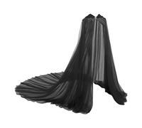 Kodxylytix Hooded Cloak Floor Length Soft Universal for Carnivals Wedding Black
