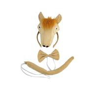 Kodxylytix Kids Horse Costume Animal Fancy Costume Kits for Performance Parties Cosplay without paws 3 Pcs Set 32x4 cm