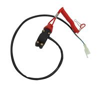 Kodxylytix Motorcycle ATV Outboard Engine Kill Stop Switch w/Tether Cord Lanyard
