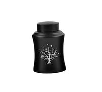 Kodxylytix Pet Ash Urn Burial Keepsake Dog Ash Urns for Dogs and Cats Ashes Remembrance Small Black