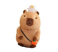 Kodxylytix Plush Figure Toy Capybara with Sound Cute Capybara Stuffed Animal for Adults Sit 30 cm Sitting position