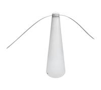 Kodxylytix Portable Fly Fan Keep Away from Flies Silent for Restaurant Barbecue Indoor White