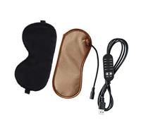 Kodxylytix Silk Electric USB Heated Eye Mask Hot Compress for Dry Eyes Dark Circles