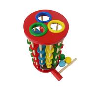 Kodxylytix Wood Ball Drop Toy Wooden Knock Balls The Ladder for Bedroom Party Preschool