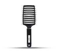 KÖ Beauté Hair Brush/Detangling Brush Made of Boar Bristles and Nylon Bristles | Nature Brush | Natural Brush | Detangler Brush | Detangle Hair Without Hair Breakage | Unisex | Black