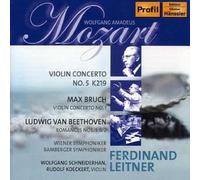 Koeckert:Wiener Sym:Leitner - MOZART: Violin Concerto No. 5 / BRUCH: Violin Concerto No. 1 / BEETHOVEN: Romances Nos. 1 and 2