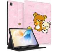 Koecya for Galaxy Tab S6 Lite Case 10.4 Inch 2024/2020/2022 for Girls Kids Teen Boys Women Cute Cartoon Kawaii Design Tablet Covers Stand Folio Smart Fashion for Samsung Galaxy Tab S6 Lite,Bear
