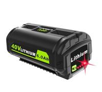 Koedsion 40V 6.0Ah Lithium-Ion Battery Replacement for Ryobi 40v Battery, OP4020, OP4060, OP4040, OP4050. High Capacity Compatible with Ryobi 40-Volt HP Cordless Power Tools and Chargers