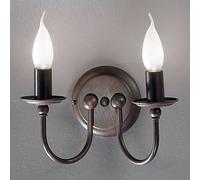 Kögl Two-bulb rustic wall light AZIENDA