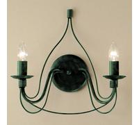 Kögl Wall light FILO, two-bulb, antique green