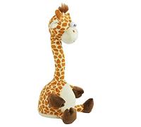 Kögler 76500 - Labertier Gertrud Giraffe Approx. 30 cm Talking Plush Toy with Playback Function - Battery Operated