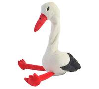 Kögler 76510 Oskar Labertier-Stork Approx. 31 cm Talking Plush Toy with Playback Function Battery Operated