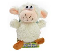 Kögler Bubi 75657 Labertier Shaggy Sheep Approx. 18 cm Talking Plush Toy with Playback Function Battery Operated