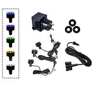 Köhko Complete spring stone lighting for fountains including 3x LED ring cable and transformer purple 29024