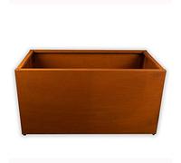 Köhko® Designer Raised Bed Frame (Without Base) Made of Corten Steel as a Kit TROG 100 x 40 x 40 cm