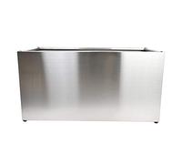 Köhko® Designer Raised Bed Stainless Steel Herb Bed Trough 120 x 50 x 40 cm