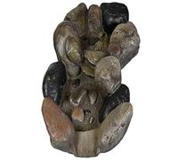 Köhko water cascades stream with a long 29.5" stream element with water inlet for your pondless waterfall, garden water feature 14004Q