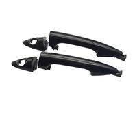 KOEHXJ Car Outer Vehicle Handle For Hyundai For Accent 2012-2017 Black Car Auto Outside Exterior Front Rear Left Right Door Handle Car Outer Door Handle(Front Pair 2 keyhole)