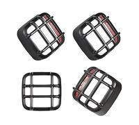 KOEHXJ For CT125 For Trail 125 For Hunter 2020 2021 2022 2023 Motorcycle Matt Black Headlight Turn Signal Taillight Grill Cover Headlight Grille Guard(4XTurn Signal Cover)