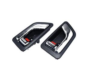 KOEHXJ for Hyundai for Getz 2002-2011 82610-1C000 82620-1C000 Left Right Chrome Interior Inside Door Handle Car Interior Inside Handle(Pair)