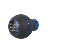 KOEHXJ for M8 for M10 for M11 for M12 Shift Lever Gear Level Knob Head 5 Speed Leather＆Aluminium Car Car Shift Knob Cover(Blue)
