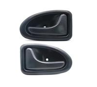 KOEHXJ for Megane I 1995 1996 1997 1998 1999 2000 2001 2002 for Clio II 1998 1999 2000-2008 Left and Right Inner Door Handle Car Interior Inside Handle(Black Pair)