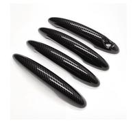 KOEHXJ for MINI for R60 for Countryman for Cooper for S 2011 2012 2013 2014 2015 2016 4 Pcs Car Door Handle Covers Trim Protective Fits Exterior Door Handle Cover(Carbon Fiber)