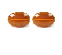 KOEHXJ Indicator Light Turn Signal For Mini For Cooper For R55 For R56 For R57 For R58 For R59 2015 LED Side Marker Lamp Fender Turn Signal Dynamic Amber Lights(Yellow Normal Amber)