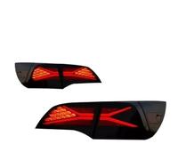 KOEHXJ Parts Rear Tail Light Car Tail Lamp For Tesla For Model 3 LED Taillights Assembly Sequential Dynamic Turn Signal Dual Reverse Rear Light Lens Lamp(B)