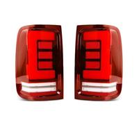 KOEHXJ Parts Rear Tail Light LED Tail Light For VW For Amarok For V6 2008-2022 Turn Signal Lamp Stop Parking Brake Driving Lamps Reversing 12V Rear Light Lens Lamp(Red shell)