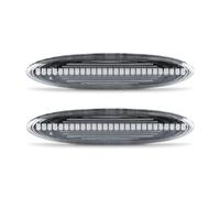 KOEHXJ Side Mirror Turn Signal Lamp For Lexus For IS250 For IS350 For SC430 For E350 2006-2009 2x Led Flash Side Marker Turn Signal Light(Clear lens)