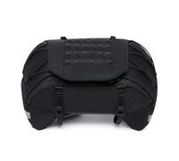 KOEHXJ Side Saddle Bags Motorcycle Saddle Bags Motor Expandable Cargo Bag Powersports Rack Trunk Luggage 35L-50L Black