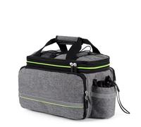 KOEHXJ Side Saddle Bags Waterproof Bicycle Double Side Bag 20-35L Large Capacity 3 in 1 Rear Trunk Mountain Bike Luggage Carrier(Gray 20-35L)