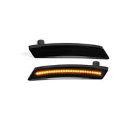 KOEHXJ Wing Mirror Indicator Blinker For Mini For R58 For Coupe 2010 2011 2012 2013 2014 2015 Smoked Lens LED Side Marker Lamp Amber Front Red Rear Fender Lights